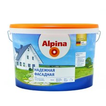 Краска фасадная Alpina цвет белый